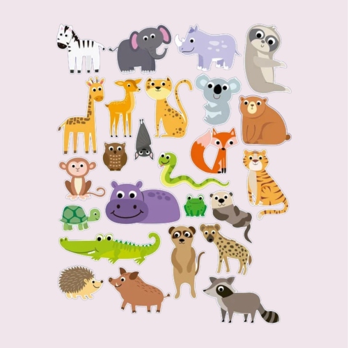 Distribuidora Coquito: Juega y Aprende con Imanes Animales Salvajes